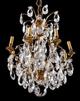 LJUSKRONA, barockstil, 1900-talets första hälft. Höjd ca 90 cm.