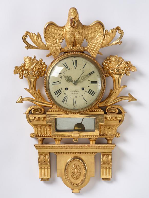 Daniel Åberg, a wall clock, Norrköping, (born 1729, died c. 1780).