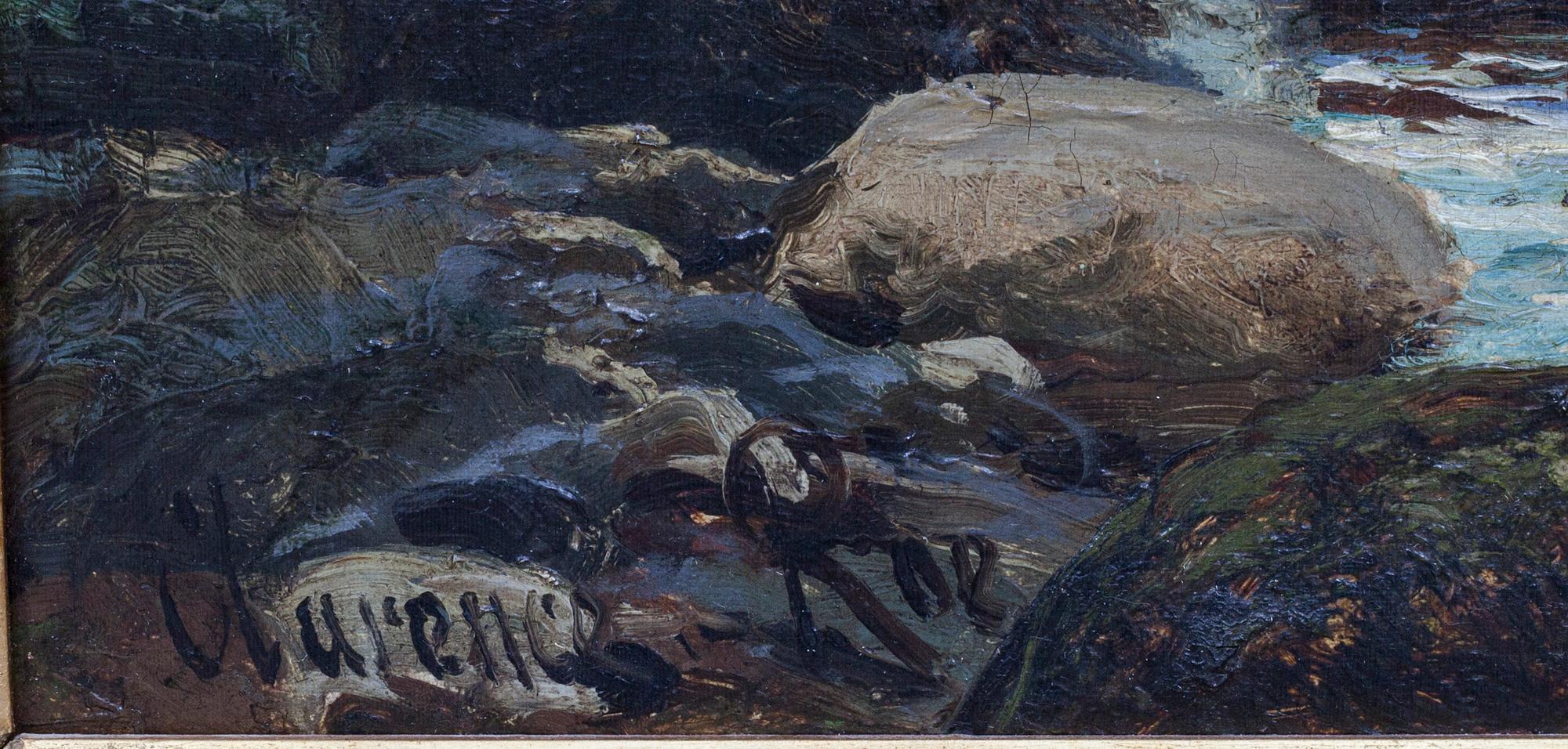 CLARENCE ROE, olja på duk, signerad.