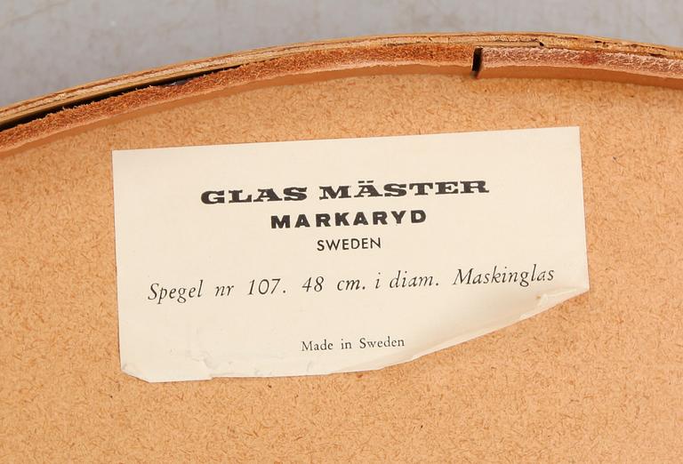SPEGEL, Glasmäster, Markaryd, 1900-talet andra hälft.