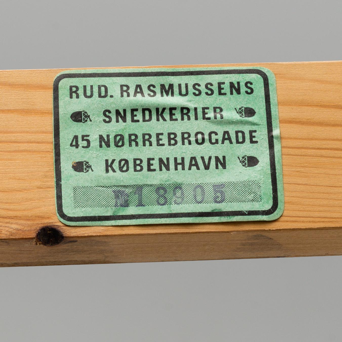 MOGENS KOCH, a three-part- teak 'Reol' bookcase Rud. Rasmussens, Snedkerier, Copenhagen, Denmark.