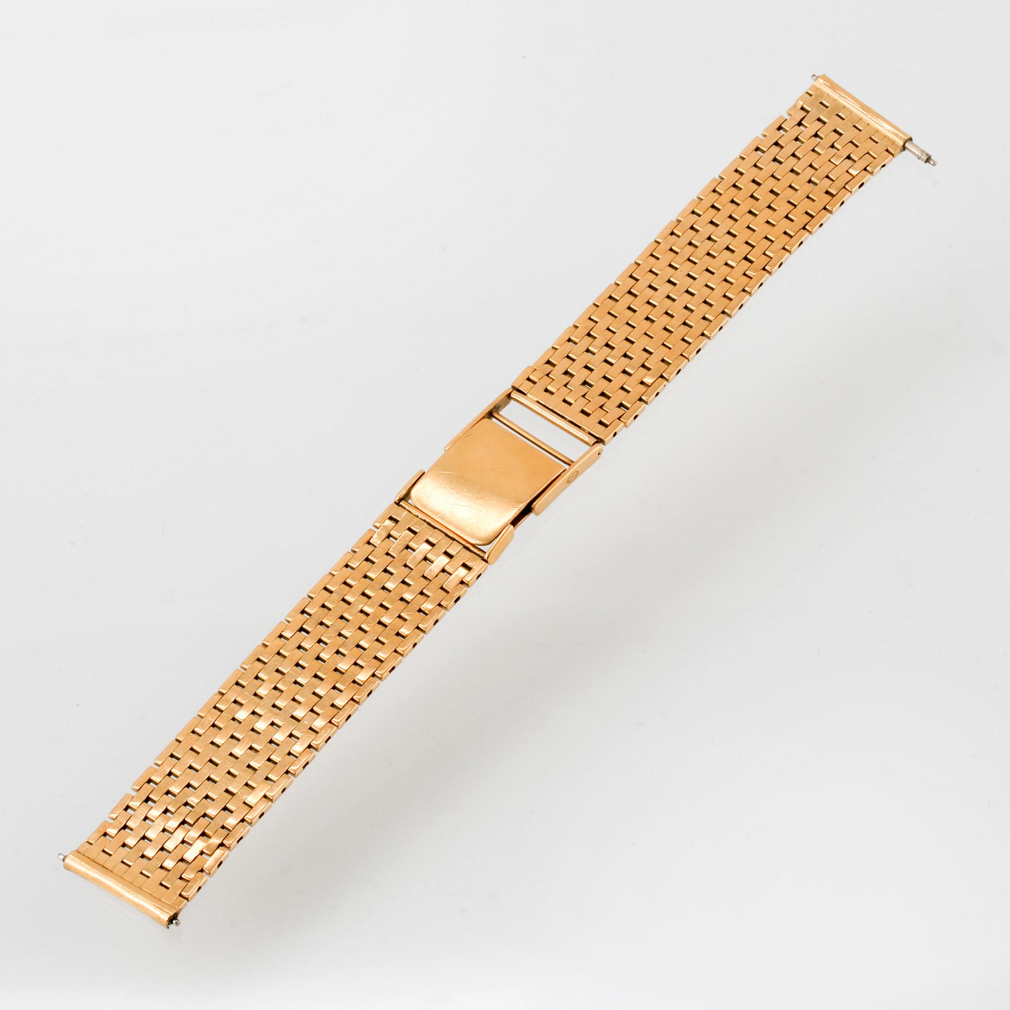 Wrist watch bracelet, 18K gold c 48 g.