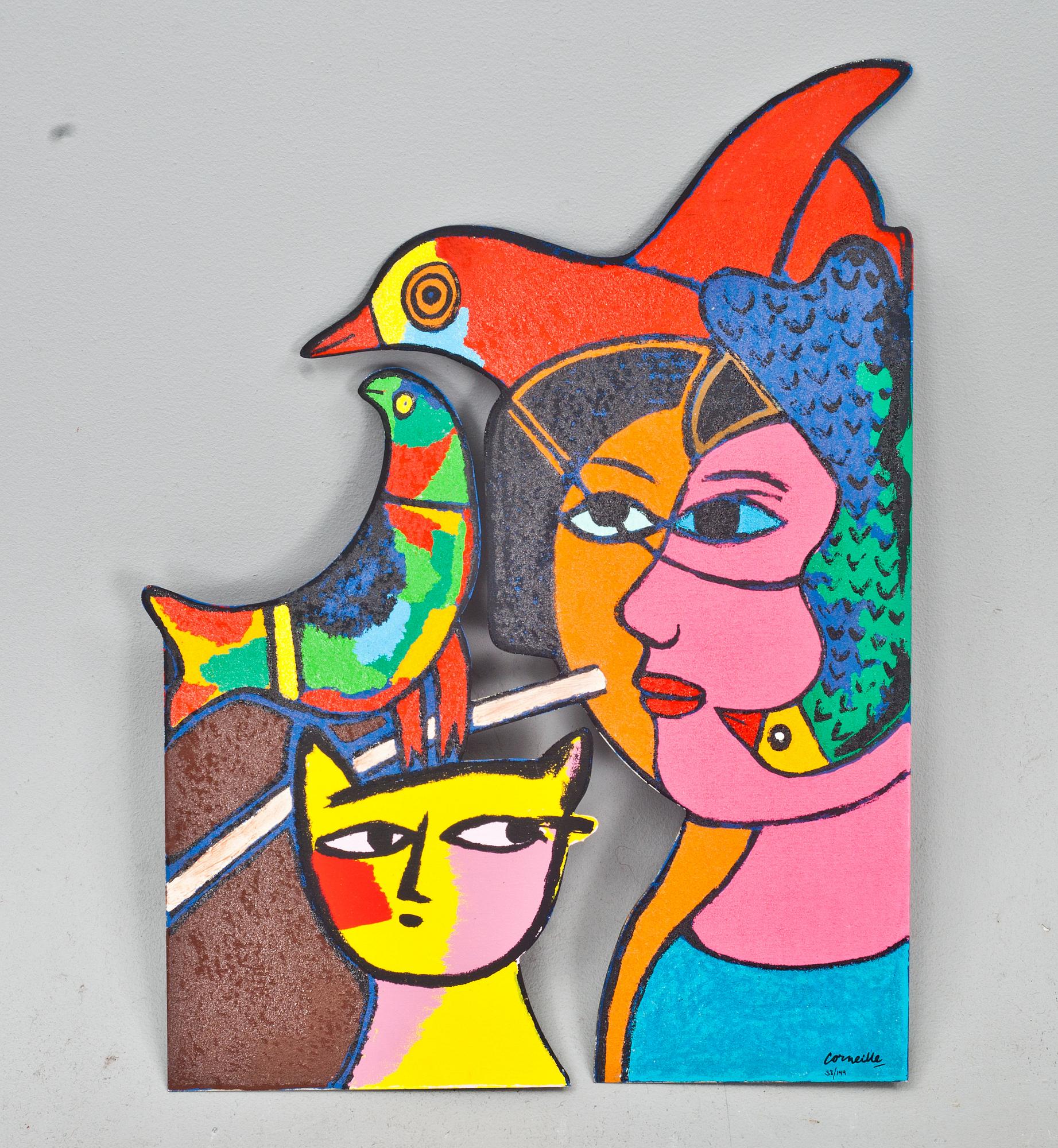 BEVERLOO CORNEILLE, polykrom metall, signerad och numrerad 38/149.