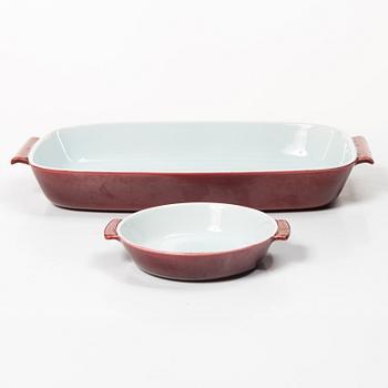 Gunnar Nylund, Service pieces, 12 pcs, porcelain, "Gratina", Rörstrand.