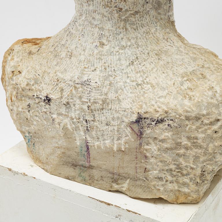 A stone sculpture, 20th century.