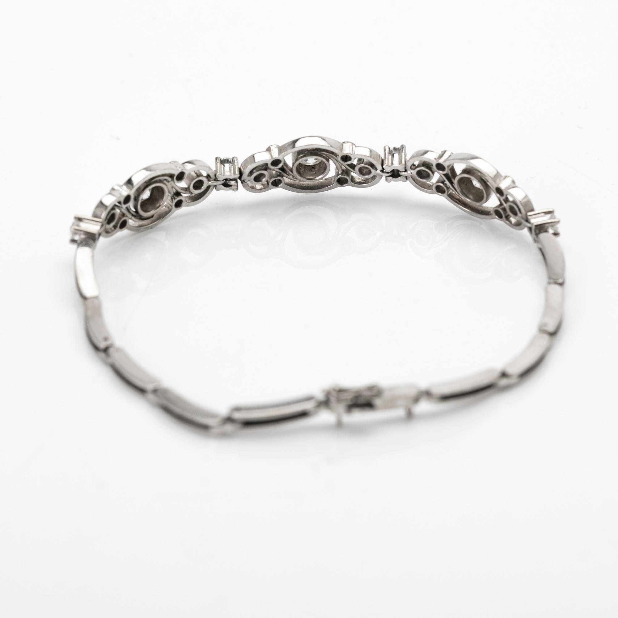 Bracelet, 18K gold and diamonds, CGH, Stockholm, 1961.
