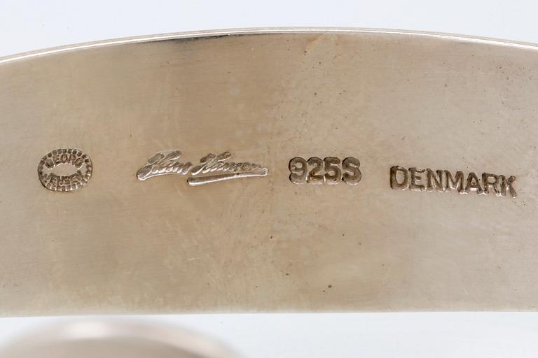 Hans Hansen armring, sterlingsilver, Georg Jensen, Danmark.
