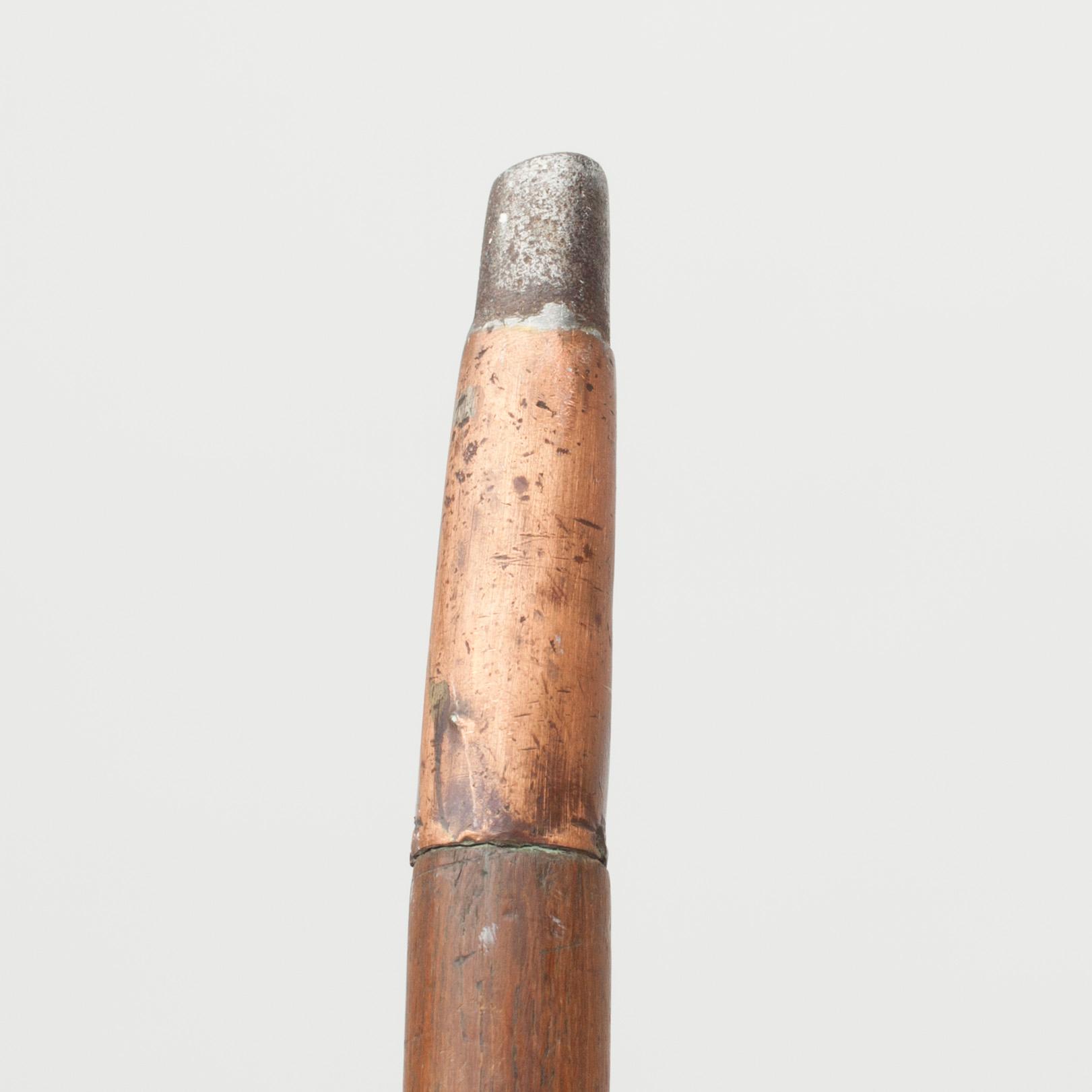 SPATSERKÄPP, grepp i silver, Helsingfors 1920.