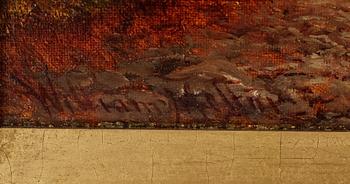 WILLIAM MELLOR, olja på duk, signerad.