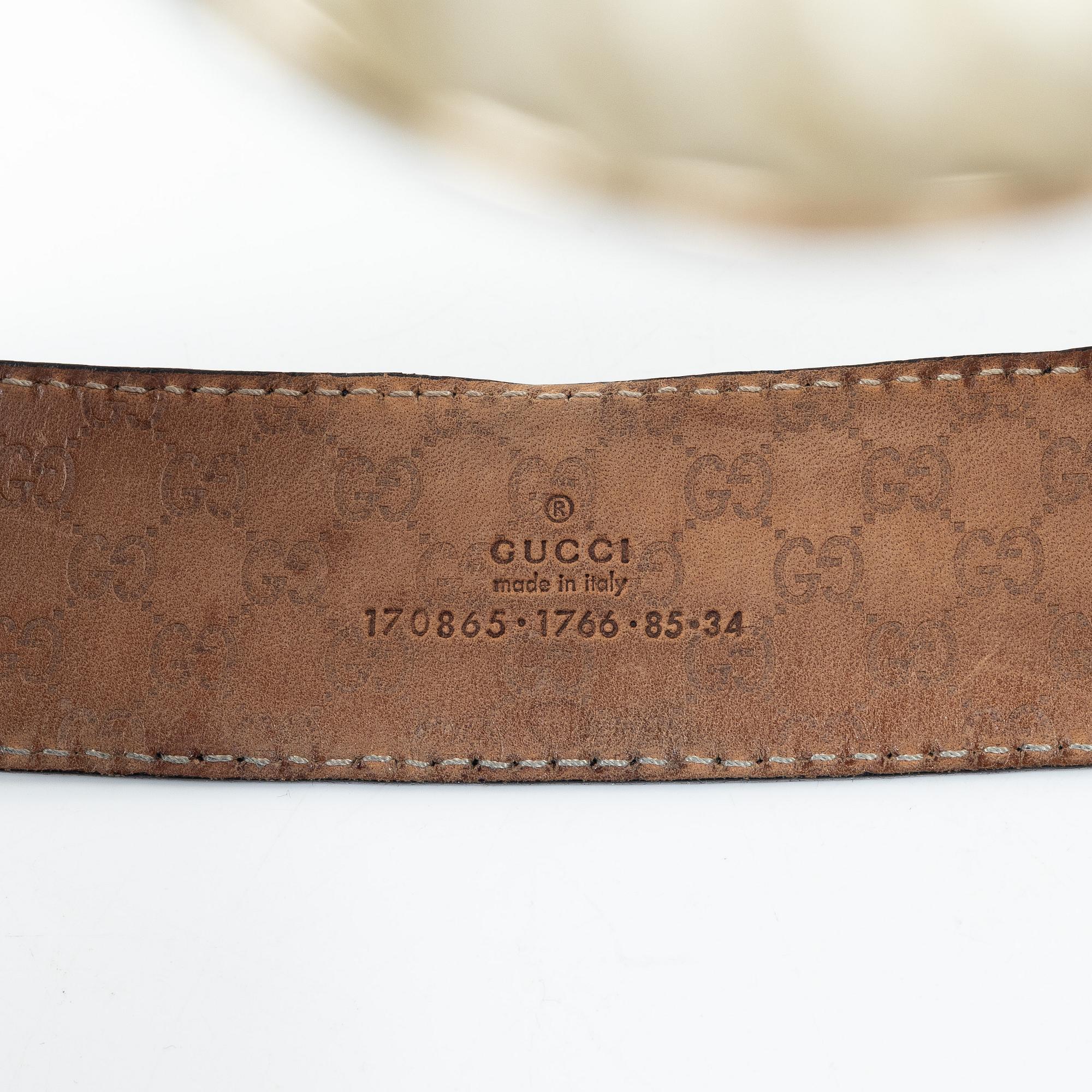 Gucci, skärp.