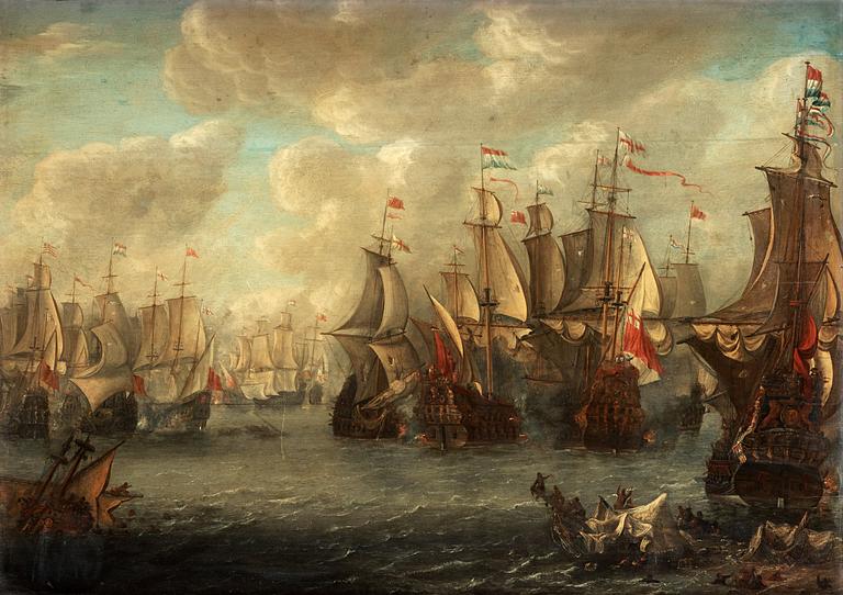 Pieter Cornelisz. van Soest Attributed to, The second Anglo-Dutch war, Attack on the Medway.