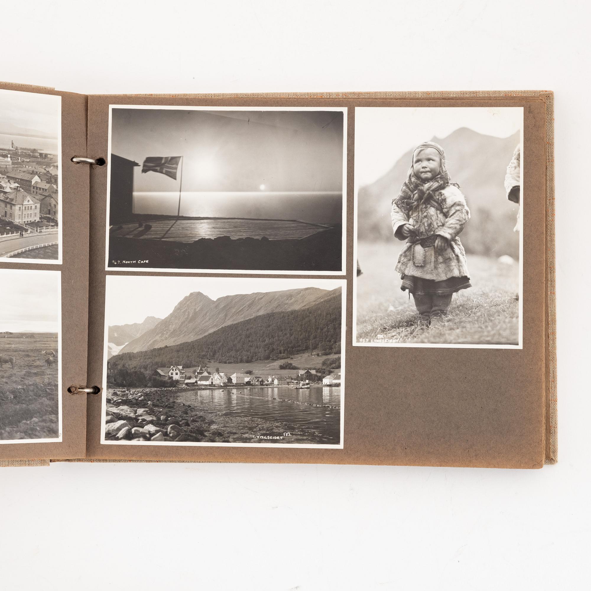 Eight parts memorabilia from the Swedish American Line.