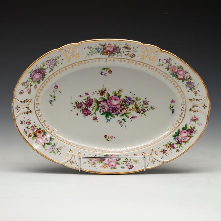 TALLRIKAR, 2 st, OCH STEKFAT, Frankrike/Ryssland, empire 1800-talets början.