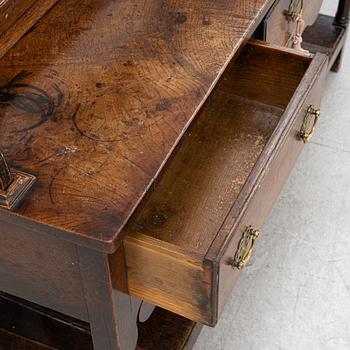 Sideboard with plate rack, England, 19th century.