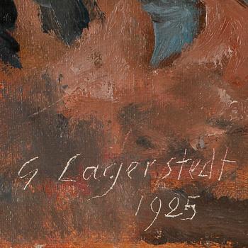 GEORG LAGERSTEDT, olja på duk, signerad och daterad 1925.