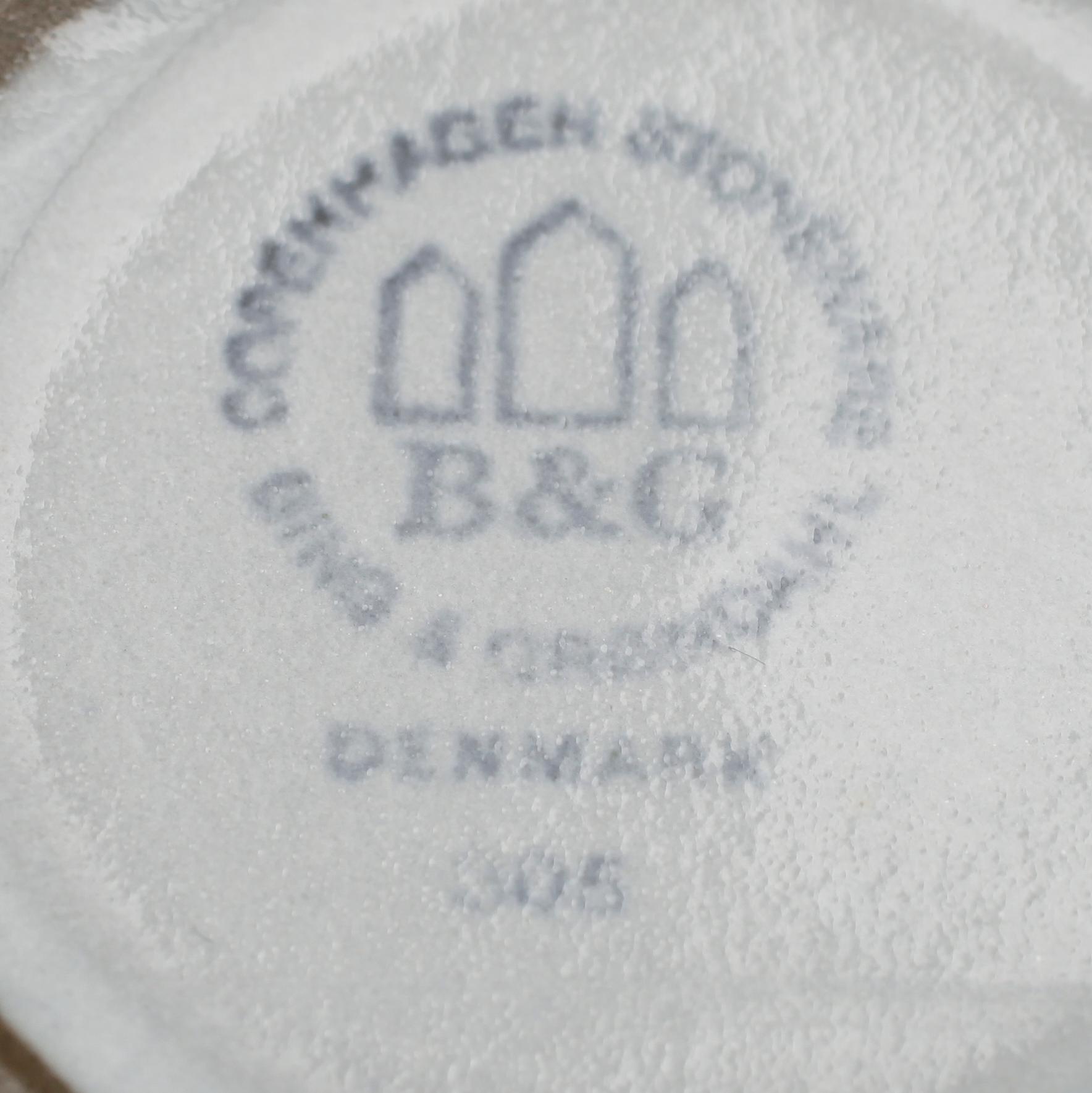 KAFFE-/TESERVIS, 24 del, stengods, Cordial, Bing & Gröndahl, Danmark.