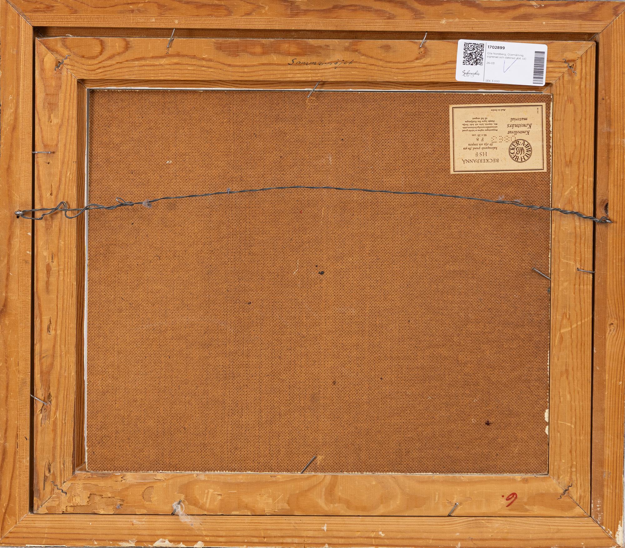 Olle Nordberg, Vila.