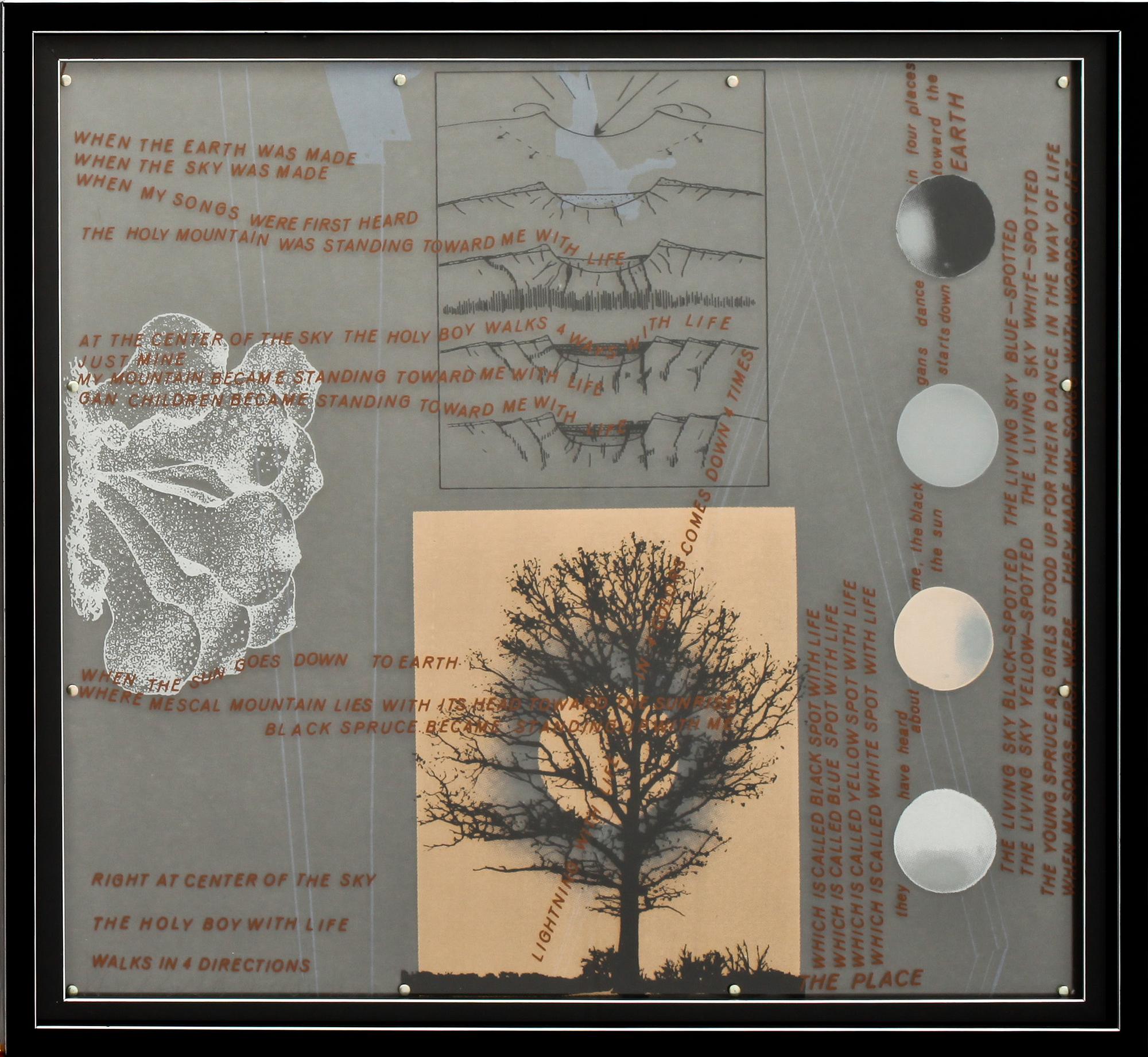 ROBERT RAUSCHENBERG, screentryck på plexiglas, sign o numr 11/12.