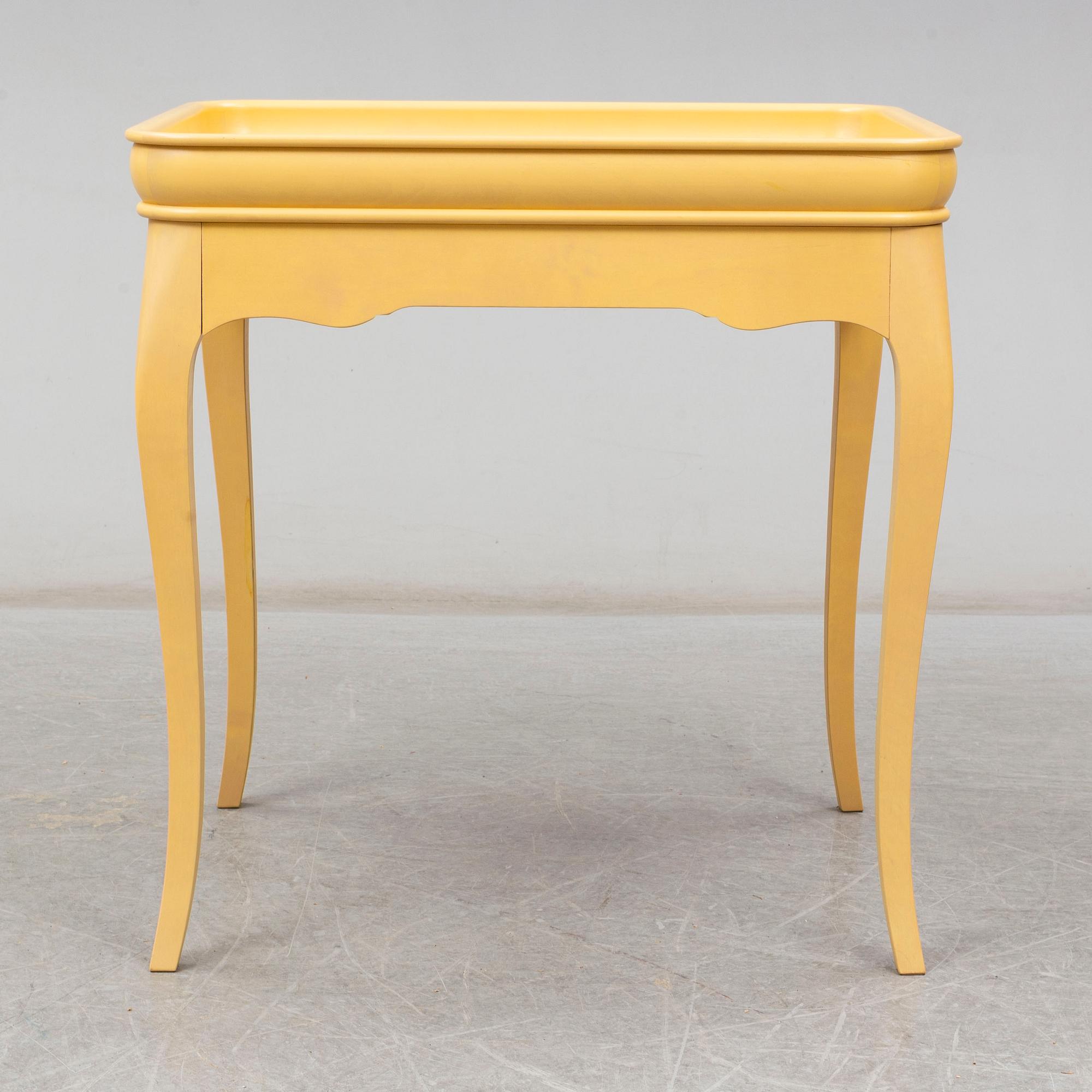 A 'Hällestad' tray table by IKEA, late 20th century.