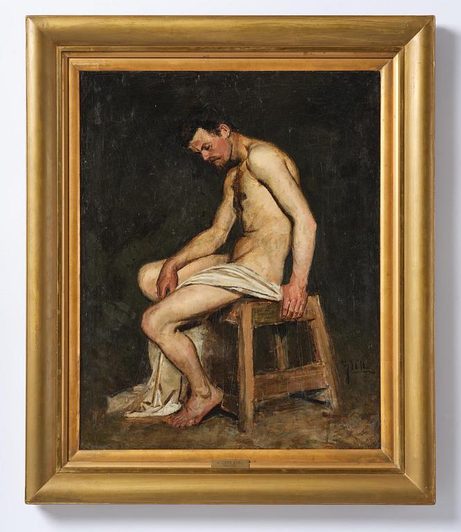 Anders Zorn, The model Skald, academy janitor.