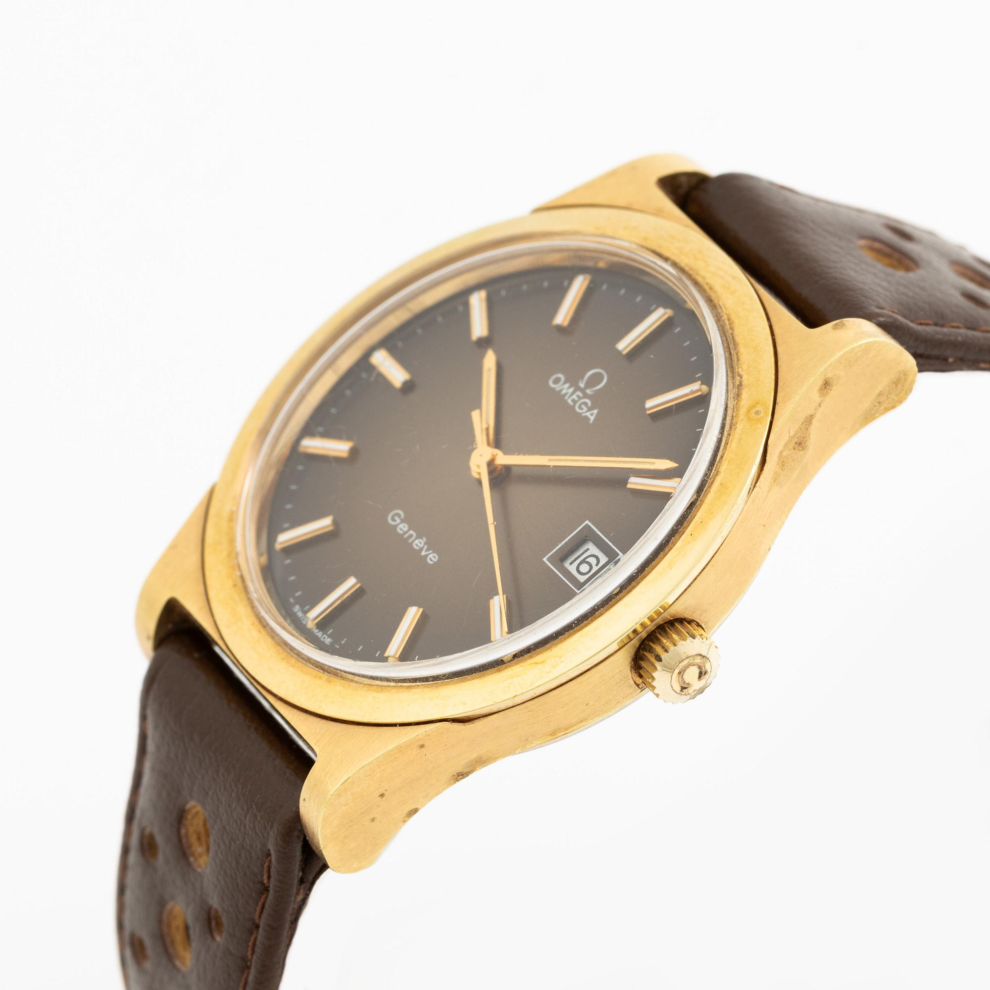 Omega, Genève, wristwatch, 36 mm.