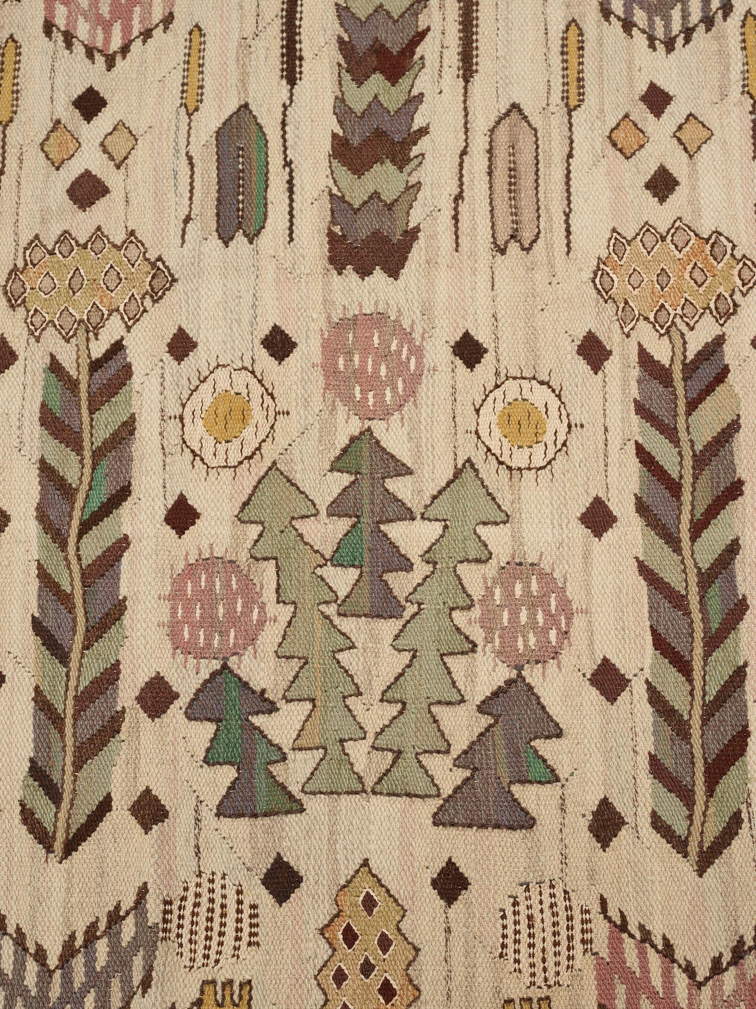 Märta Måås-Fjetterström, A drape, "Taraxacum", tapestry weave, ca 243,5-244,5 x 151-155 cm, signed AB MMF.