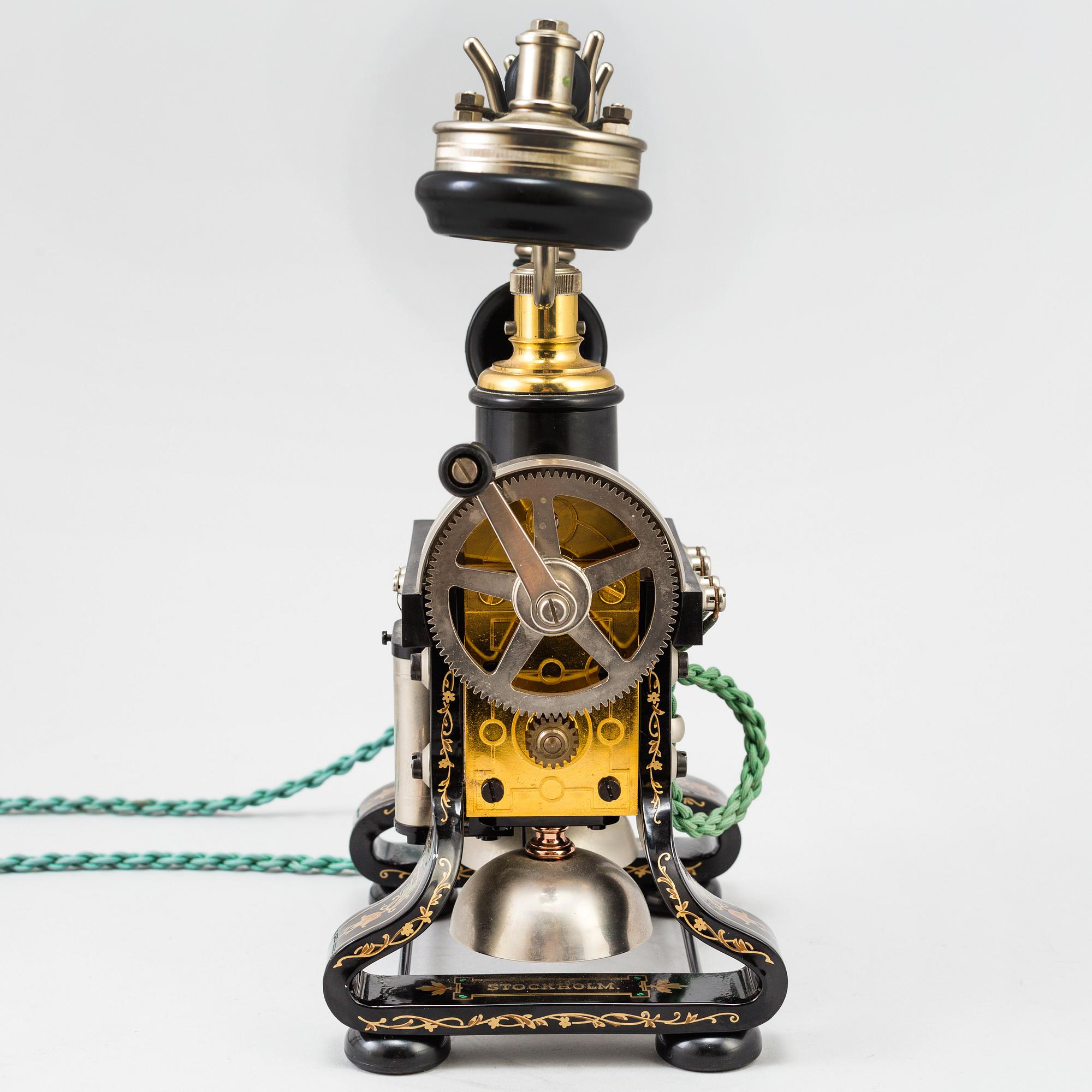 An early LM Ericson telephone called "Taxen". 1880s-1930s.