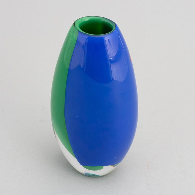 Anne Nilsson, a glass vase, Orrefors, 1990.