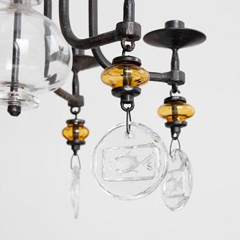 Erik Höglund, ljuskrona, Boda Smide.