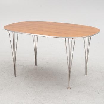 Bruno Mathsson & Piet Hein, dining table, "Superellipse", Fritz Hansen.