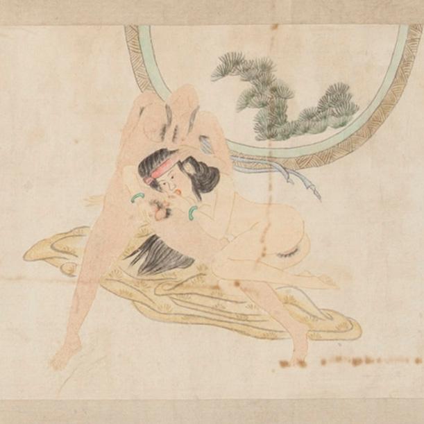 OKÄND KONSTNÄR, kinesisk rullmålning, akvarell på papper,  1900-tal.