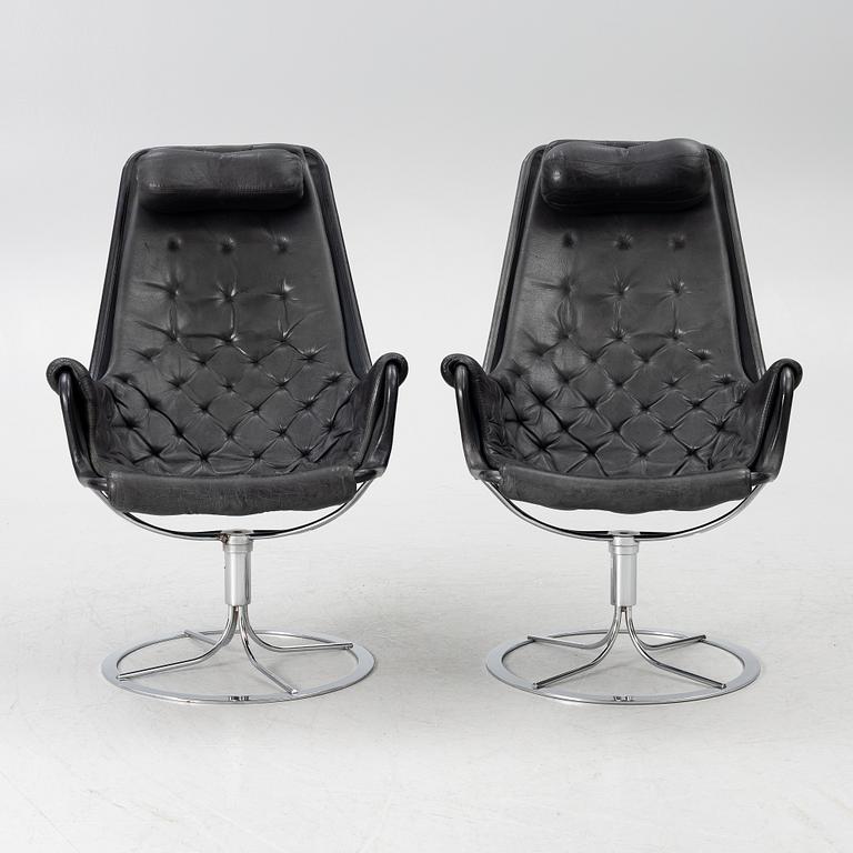 Bruno Mathsson, armchairs, a pair, "Jetson", Dux, 1970s.