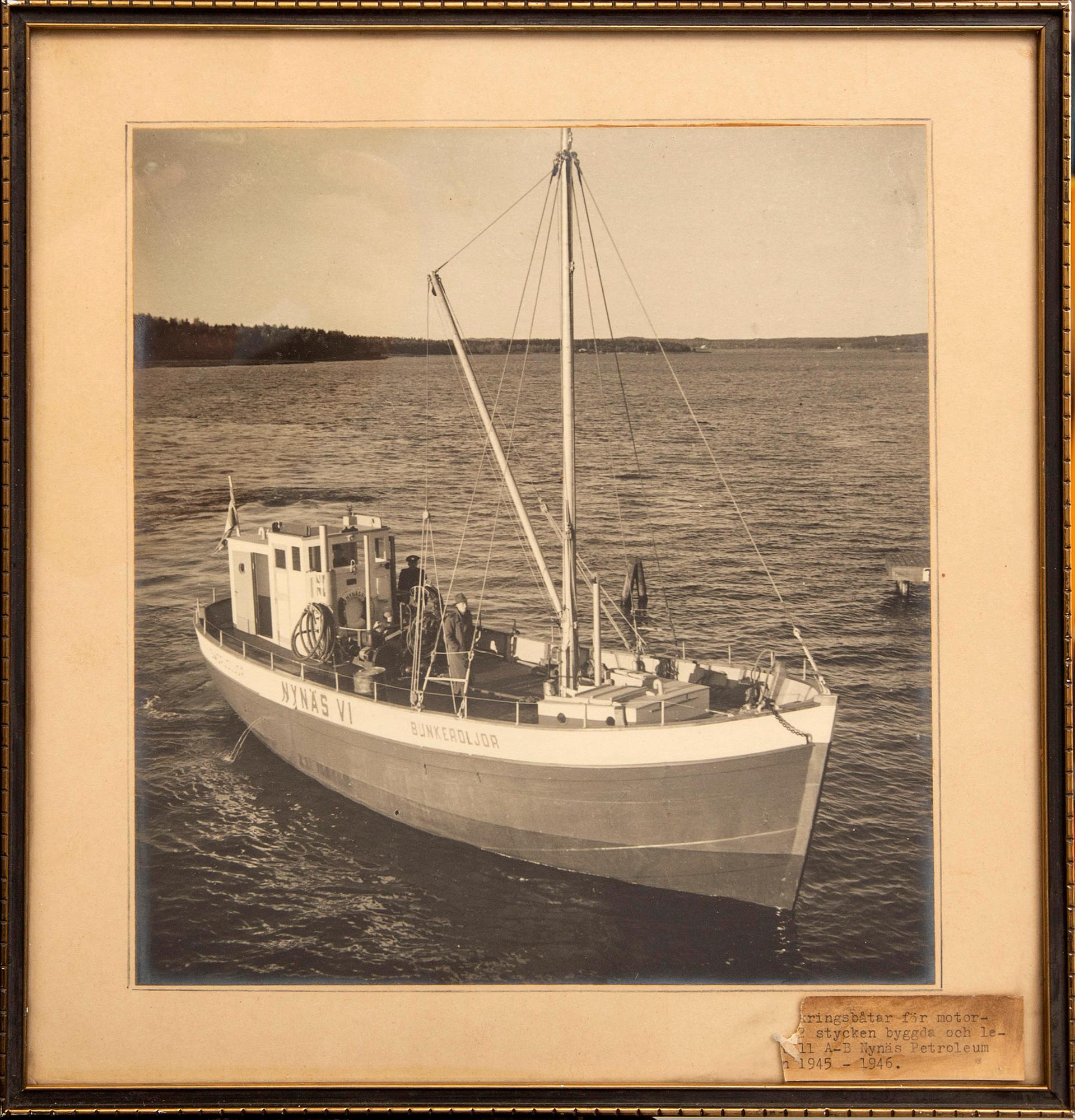 Photographs, 9 pcs, marine subjects, 1940s/50s.