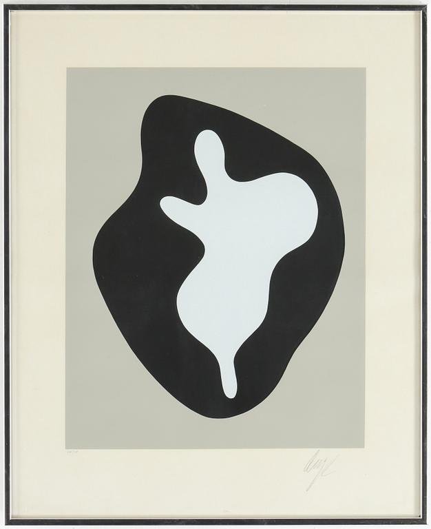 JEAN (HANS) ARP, färglitografi, signerad med blyerts och numrerad 135/135.