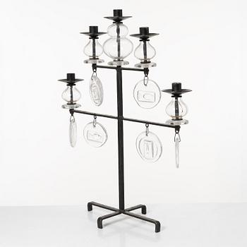 Erik Höglund, a candelabrum, Boda Smide.