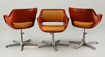 SNURRSTOLAR, Olli Mannermaa för Martela Oy, Finland, 1900-talets fjärde kvartal.