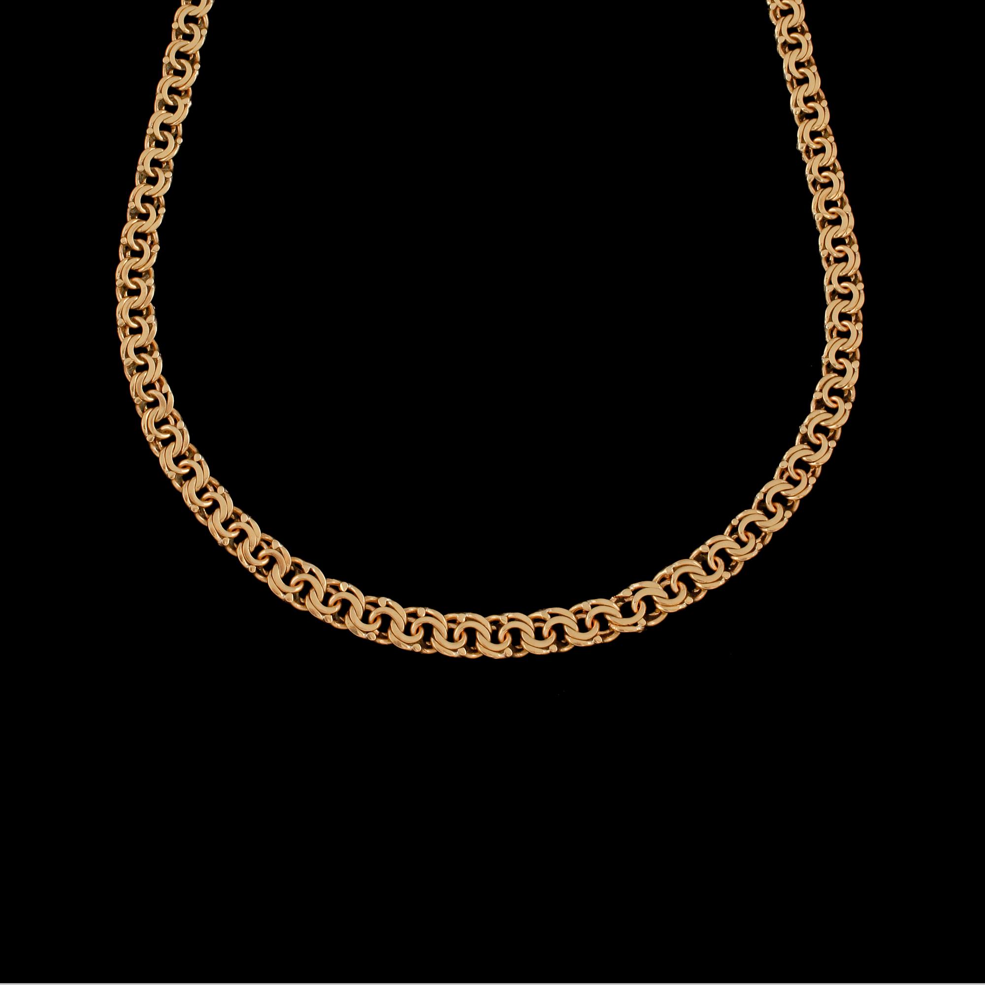 HALSLÄNK, 18K guld, kattfotstämplad, 1945. Vikt 24.0 g.