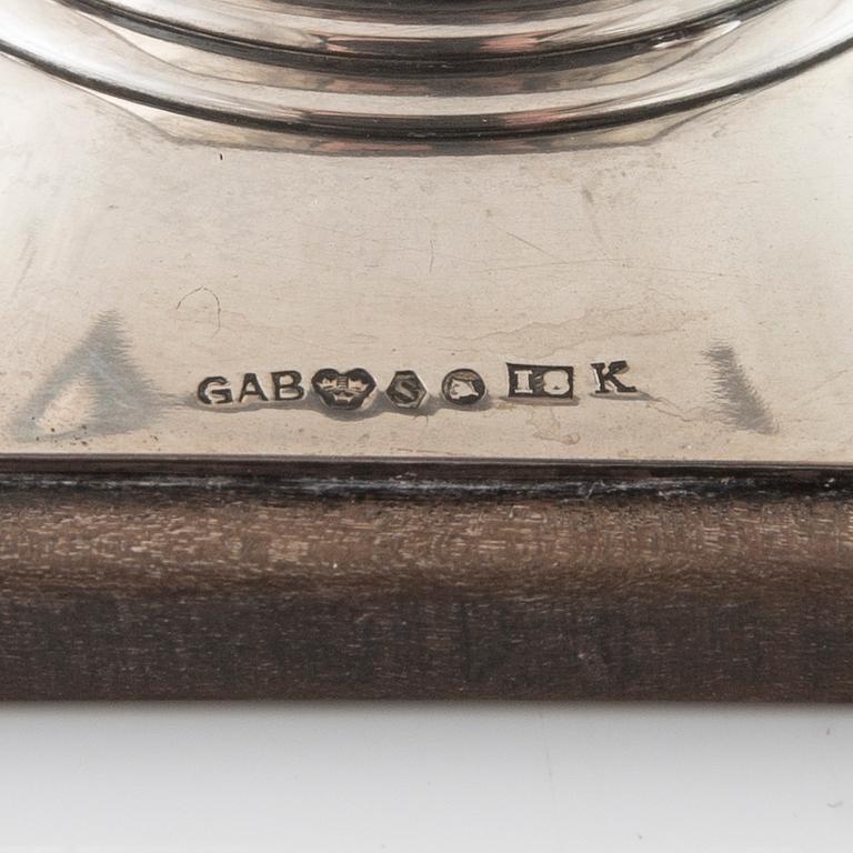 Skål på fot silver GAB Stockholm 1935.