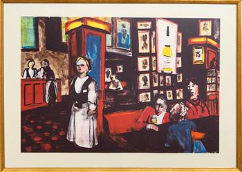 Peter Dahl, lithograph in colours, signed 268/375.