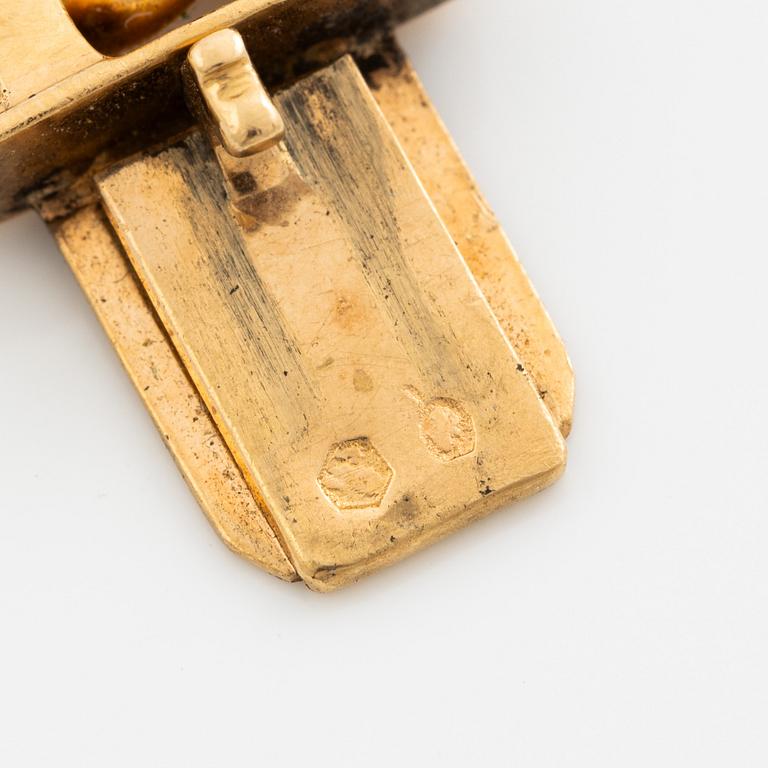 Armband 18K guld, bismarcklänk.