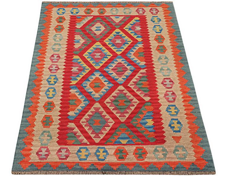 A rug, Kilim, c. 182 x 129 cm.