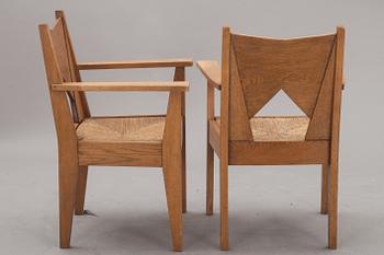 KARMSTOLAR, ett par, art deco, 1900-talets första hälft.