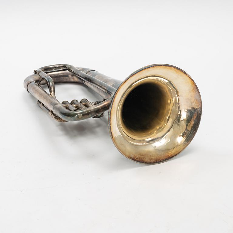 A Baritone, marked Cambridge The British Band Instrument Co Ltd.