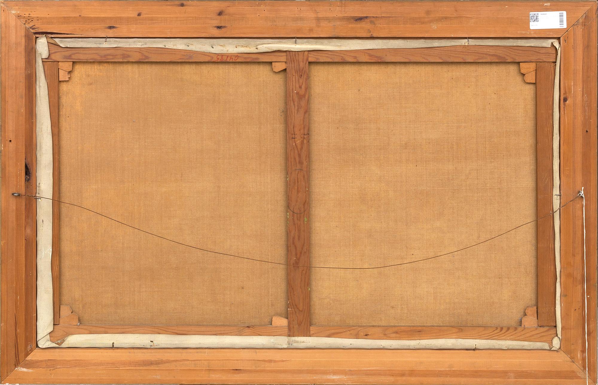 ARVID MAURITZ LINDSTRÖM, olja på duk, signerad.