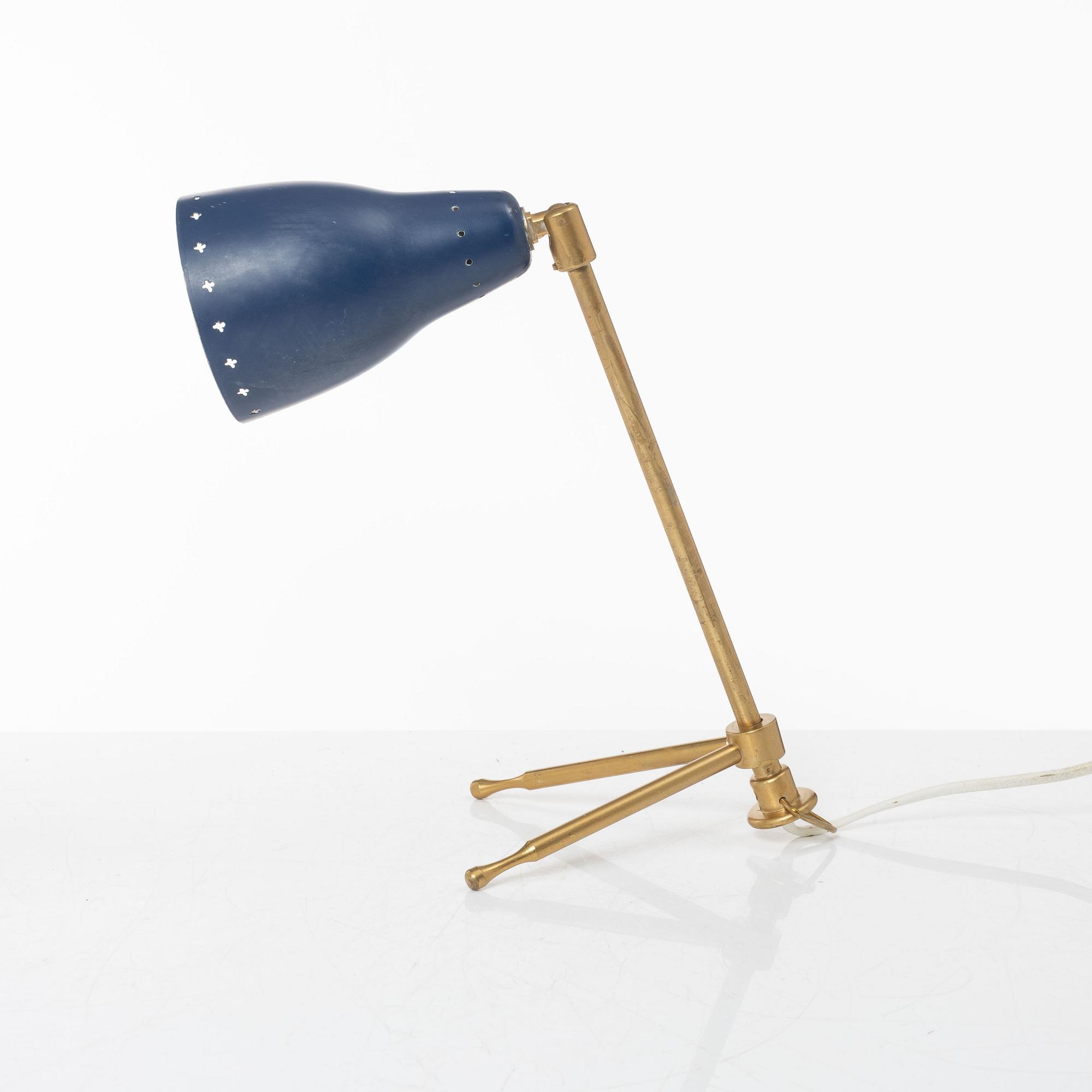 Boris Lacriox, a table lamp, Falkenbergs Belysning, mid-20th century.