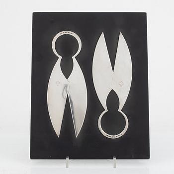 Tore Kullander, wall decoration, sterlingsilver, Borås 1977.