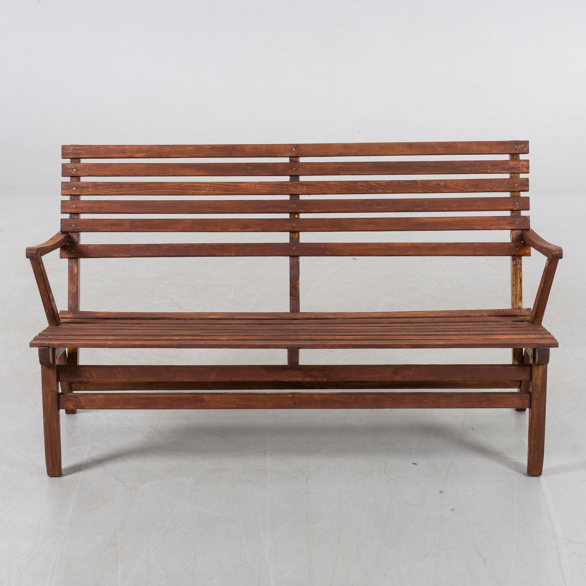 CARL MALMSTEN, trädgårdsmöbel "Bergshamra", 3 dlr, 1900-talets andra hälft.