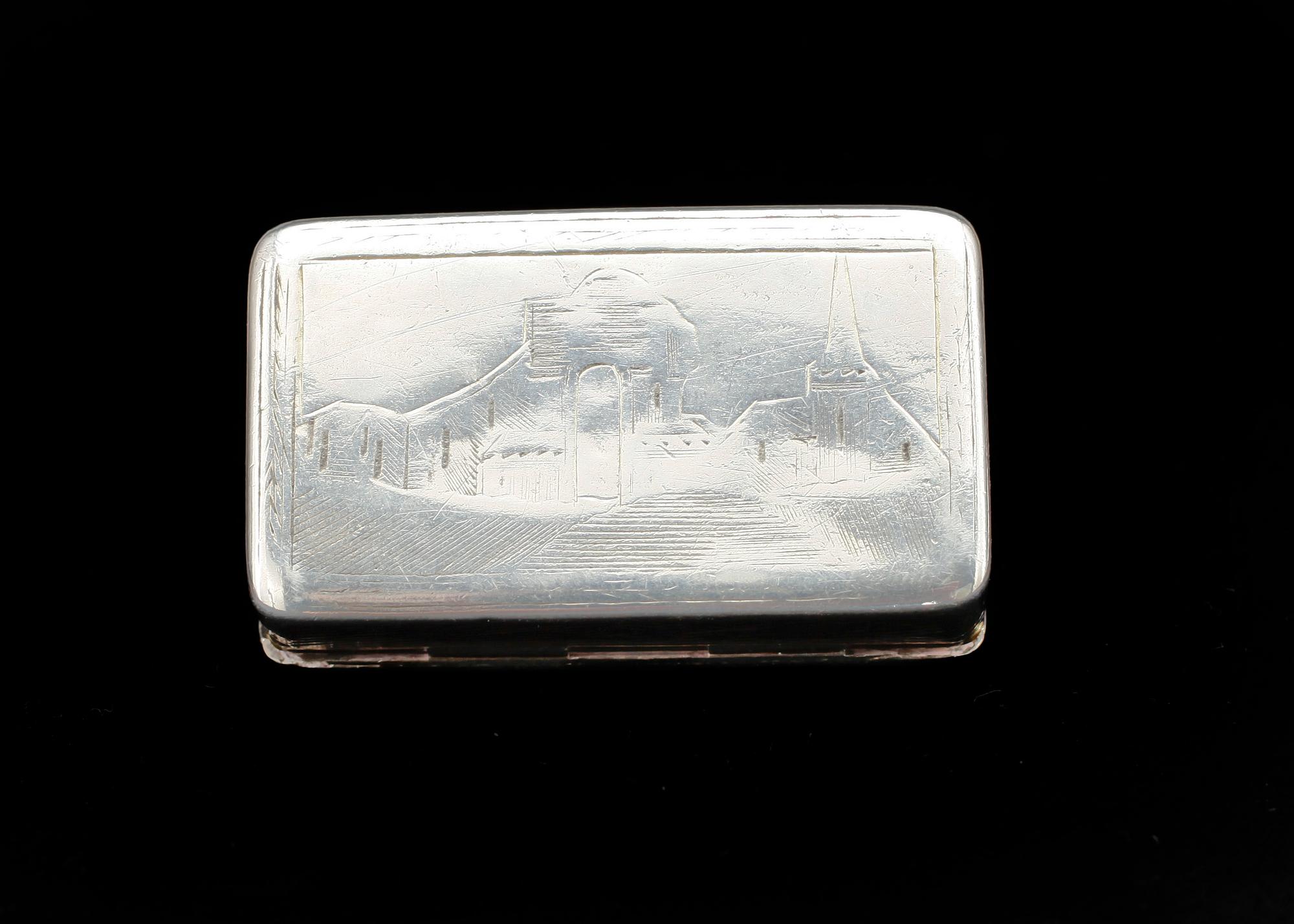 DOSA, silver, trol Fyedor Ivanov, Moskva, 1800-tal. Vikt ca 41 gr.