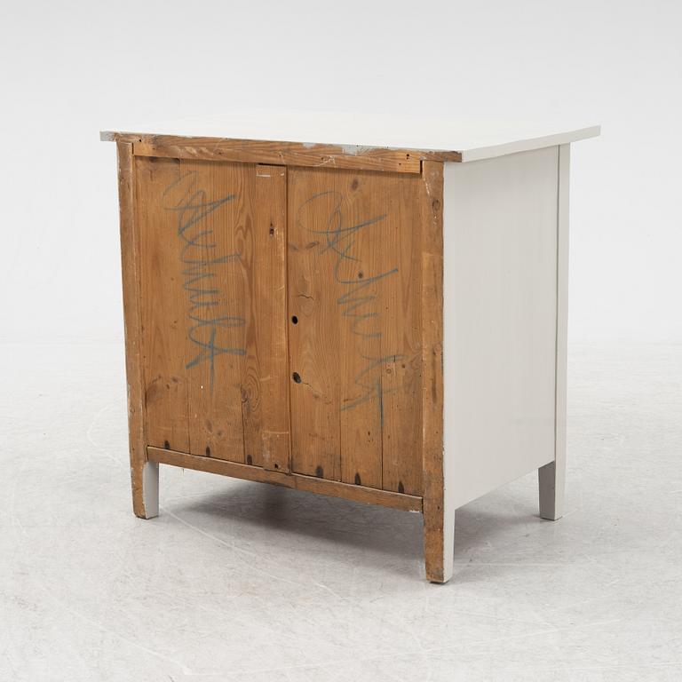 A painted sideboard, circa 1900.