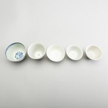 A group of five odd cups, Ming dynasty (1368-1644).